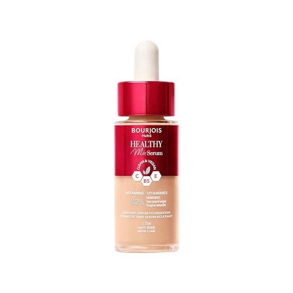 Bourjois Healthy Mix Clean fond de teint sérum - 55N - Beige profond, 30 ml