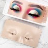 Aide Parfaite Pour Pratiquer Le Maquillage, Afflano Visage Yeux Maquillage Mannequin Silicone Fausse Cosmétologie, Maquillage