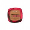 LOréal Paris - Fond de Teint Poudre Longue Tenue - Waterproof - Infaillible 24H Fresh Wear - Teinte : Sienne 355 - 53 g