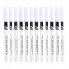 OSALADI 12 Pièces Blanc Surligneur Crayon Maquillage Blanc Crayon Eyeliner Waterproof Eye- Liner Crayon Doux Blanc pour Femme