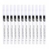 OSALADI 12 Pièces Blanc Surligneur Crayon Maquillage Blanc Crayon Eyeliner Waterproof Eye- Liner Crayon Doux Blanc pour Femme