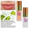 2 Pièces Repulpeur de Lèvres Naturel, Maquillage Naturel Brillant à Lèvres Extraits de Plantes Sérum Repulpant pour les Lèvre