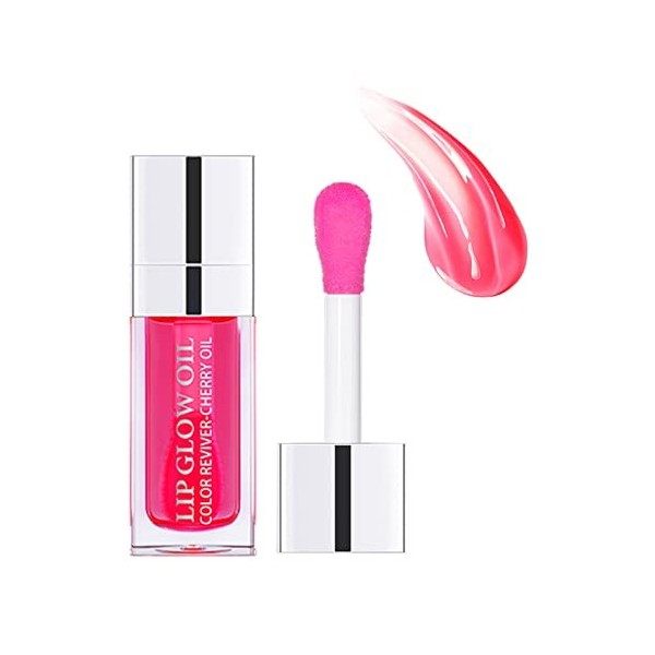 Lip Glow Oil - Huile De Soin Des Lèvres - Brillant À Lèvres Repulpant - Non Collante Huile Pour Les Lèvres Rouge À Lèvres Hyd