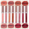 MKNZOME Rouge à Lèvres Liquide Mat, 8 Couleurs Maquillage Gloss à Lèvres Longue Tenue Waterproof Liquid Lipstick Lip Gloss Ma