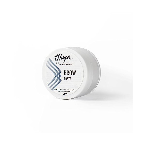 Brow Paste Thuya 15 ml Pâte blanche pour projet de sourcils et protection contre la teinte 1 unité Idéal pour la stratifi