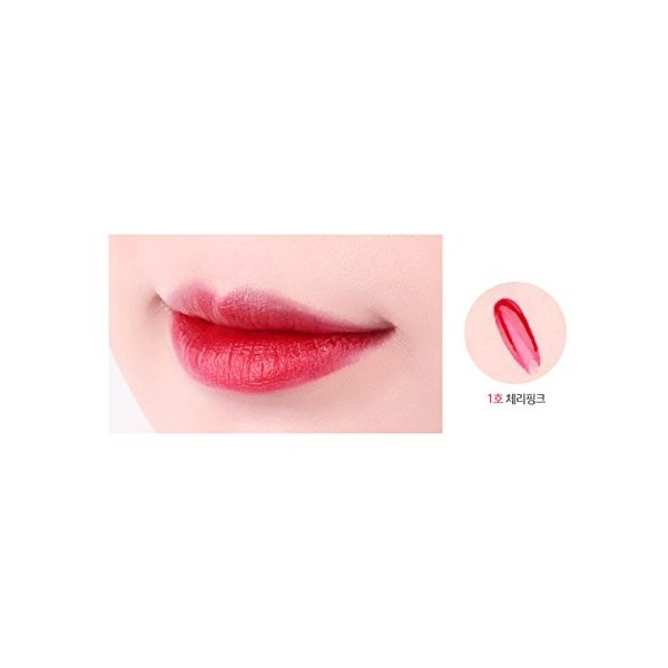 TONYMOLY Encre 2en1 Lèvres et Joues Rose Delight Tony Tint 01 Cherry Pink