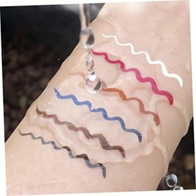 DOITOOL 6 Pièces Couleur Eyeliner Liquide Eyeliner Imperméable Eyeliner Coloré Eyeliner Stylo Eyeliner Crayon Maquillage Des 