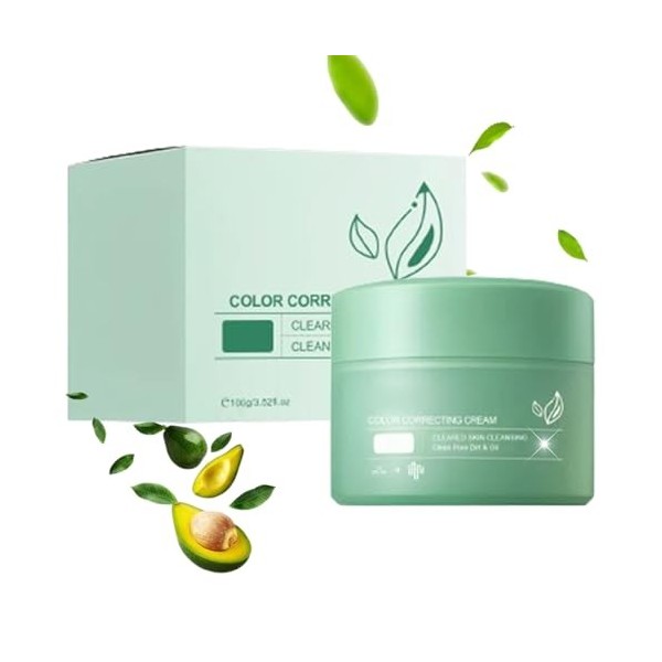 Crème de traitement correctrice de couleur, crème correctrice de couleur hydratante 100 g, crème correctrice de pigments, mas