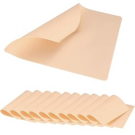 Synthétique Tatouage, 20 pièces Fausse Peau Pratique de Tatouage, Double Fausse Peau Tatouage 7.6 in x 5.7 in, Peau Entrainem