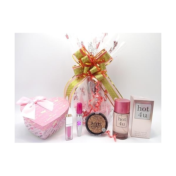 Hot 4U Kit de parfum et de maquillage Coffret cadeau