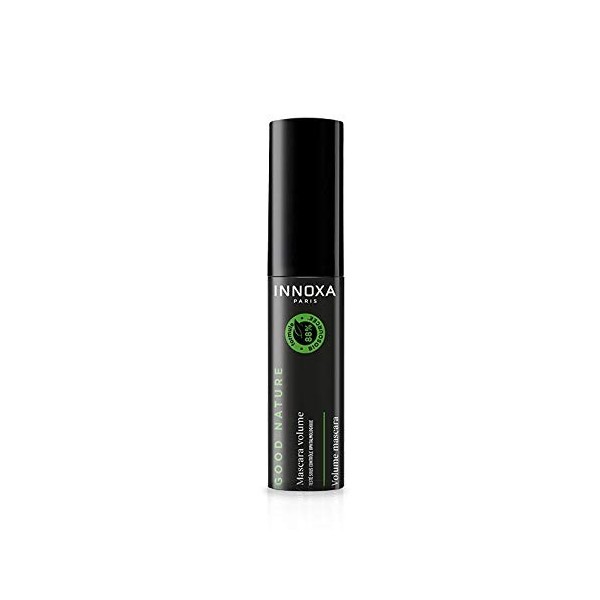 INNOXA - Mascara Volume Belle & Good Nature - Noir - Formule 88% Biosourcée - Brosse Recourbante - Enveloppe et Etoffe les Ci