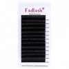 Extension Cils Easy Fan Lashes 0.07-D Curl 20-25mm Extension de Cils Soie Volume Russe Professionnel Easy Fanning Lash Cils B