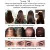 10 Ml Castor Oil Herbal Essential Hair Tonic Oil Growth Serum for Hair Eyebrows and Eyelashes