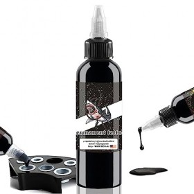 DLD New Shark Super Black Ink SY120 SY120 Encre noire végétalienne Excellent effet pigment de tatouage Contour Teinte Tribal 