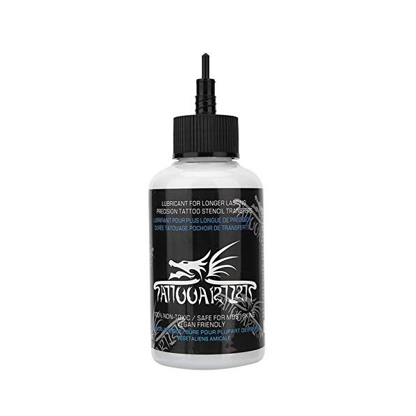 Tatouage transfert crème professionnel pochoir trucs, tatouage pochoir transfert Gel tatouage peau Solution tatouage fournitu