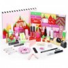 Calendrier de lAvent 2023 Makeup Beauty Essence Calendrier de lAvent Adolescentes Filles Femmes Cosmétiques Noël Compte à r