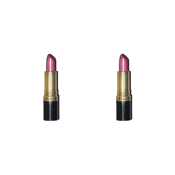 Revlon Super Lustrous, RougeàLèvres, Amethyst Shell 424 Lot de 2 