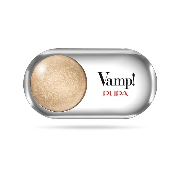 Pupa Vamp! Ombretto 201 Champagne Gold Wet & Dry