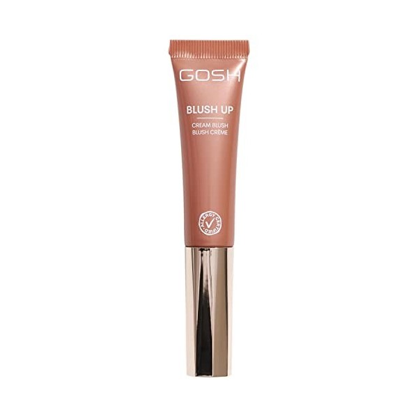 GOSH Blush Cream Blush Up I Blush Stick pour des traits du visage définis et des transitions douces I Blush liquide avec épon