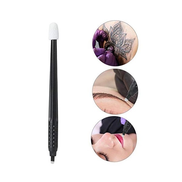 Stylo jetable de tatouage, ensemble de stylo manuel Microblading de sourcil de tatouage de maquillage semi permanent permanen