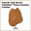 Revlon ColorStay 24H, Fond de Teint pour Peaux Normales à Sèches, Fini Naturel 30 ml , Longue Tenue, Caramel 400 
