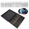 22pcs / set kit daiguilles de tatouage, embouts buse tatouage en acier inoxydable mélange buses daiguille avec paquet fente