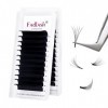 Extension Cils Easy Fan Lashes 0.03-D Curl 15mm Extension de Cils Soie Volume Russe Professionnel Easy Fanning Lash Cils Bouq