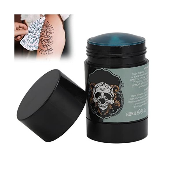 zjchao Crème de Transfert de Tatouage 60g, Accessoires de Fournitures de Tatouage de Motifs, Gel Crème de Transfert de Tatoua