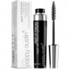 Mascara Volume Vegan et Bio - Mascara Waterproof, Naturel, Allongeant, Sans Pâtés - Mascara Noir Hypoallergénique Pour Yeux S