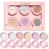 Cosmetics Coffret Maquillage, Cosmétique Beauté Maquillage Palette de Maquillage, Palette de Maquillage Mat Pailleté, Palette