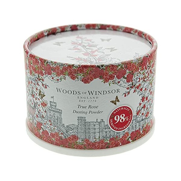 Woods of Windsor True Rose Talc Corporel 100 g