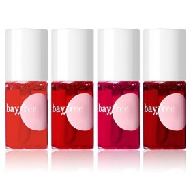 bayfree Lip Tint Stain Set, Teinture à Lèvres Longue Durée Hydrorésistant, Rouge à Lèvres Liquide Mat Léger et Anti - Transfe