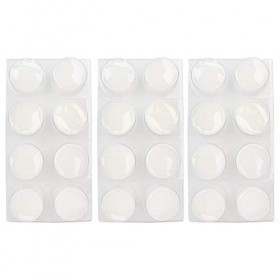 24pcs Capuchons de Tasse de Tatouage, Tasse de Nettoyage de Tête Daiguille en Mousse de Tatouage Jetable avec Doublure en ép
