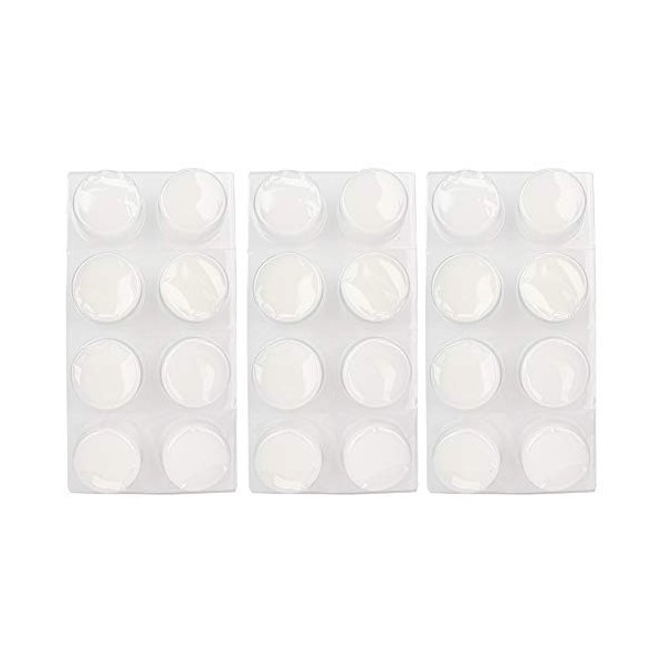 24pcs Capuchons de Tasse de Tatouage, Tasse de Nettoyage de Tête Daiguille en Mousse de Tatouage Jetable avec Doublure en ép