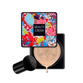 Stecto Crème BB Coussin dair tête de champignon, Couverture hydratante Taches Même Ton de Peau BB Crème Maquillage Primer, Te