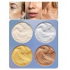 Boobeen Maquillage Highlighter Palette Highlighter Poudre Shimmer Highlighter Illuminateur de maquillage pour le visage Palet