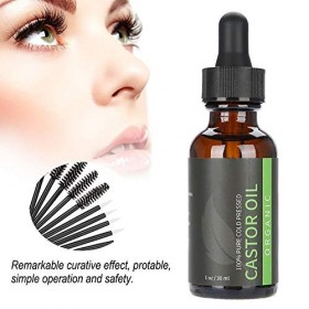 Sérum de croissance des cils Huile de ricin Sérum de croissance des cils Hydratant Body Massage Essence Oil Brow Enhancer Ser