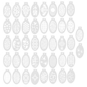 Artibetter 42Pcs Visage Peinture Pochoirs Visage Maquillage Modèles Temporaire Tatouages Pochoirs Modèles Corps Art Pochoir p