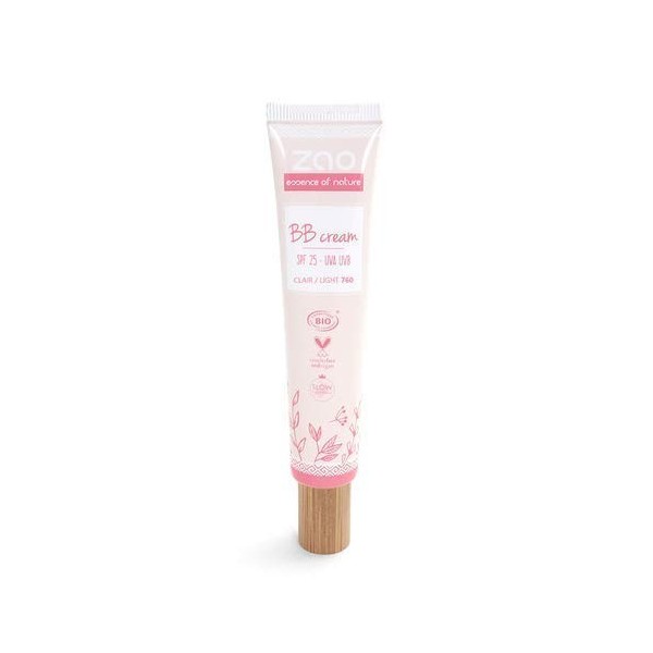 ZAO - BB Cream - 760 Clair - Bio, vegan, naturel