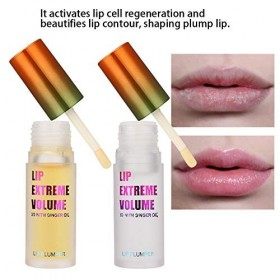 Huile essentielle pour les lèvres pulpeuses, rehausser la lèvre complète, hydrater les lèvres, rides légères des lèvres, hydr