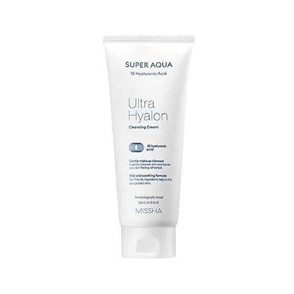 Missha Super Aqua Ultra Hyalron Crème Nettoyante 200 Ml