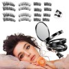 Faux Cils Magnetique, Cils Magnetique Naturel 8 Paires De Cils Réutilisables Sans Eye-liner Aspect Naturel, Kit Dextension D