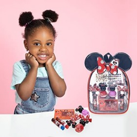 Disney Minnie Mouse - Townley Girl Ensemble de trousses de maquillage cosmétique comprenant un brillant à lèvres, un vernis à
