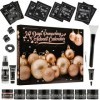 KreativeKraft Calendrier de lAvent 2023 Beauté Maquillage Spa Bien Etre Soin Visage Beauty Advent Calendar Femme Fille Noir