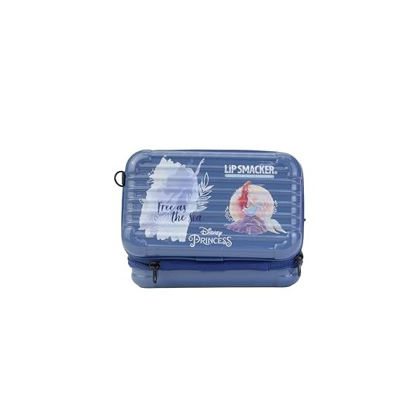 Lip Smacker Ariel Travel-Ready Beauty Case, Trousse de Beauté Tout-en-un pour Enfants avec Palettes Crémeuses Scintillantes, 