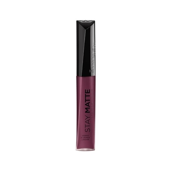 Rimmel London Stay Matte Liquid Lip Color - 800 Midnight For Women 0.21 oz Lipstick