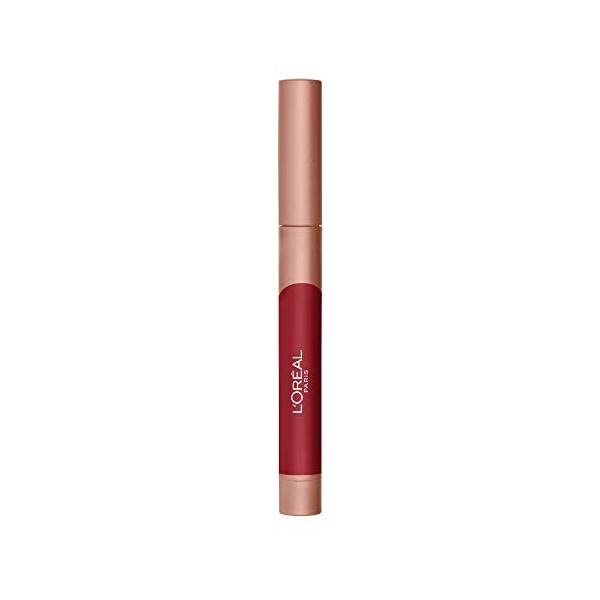 LOréal Paris Maquillage Infaillible Matte Crayon, couleur crème saturée, résistant aux taches, sans plumes, avec usure durab