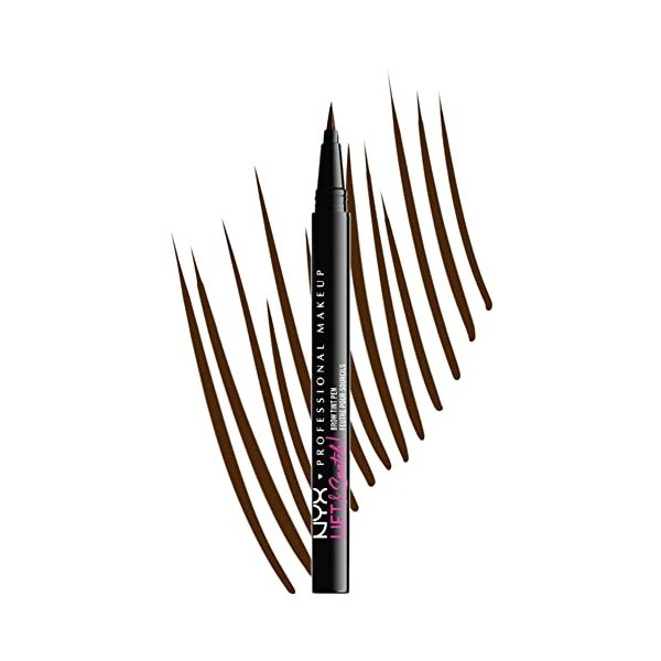 NYX Professional Makeup Crayon à Sourcils Lift & Snatch, Waterproof, Sans Transfert, Espresso & Thick It. Stick It! Mascara S