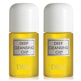 Lot de 2 huiles nettoyantes en profondeur pour la peau DHC