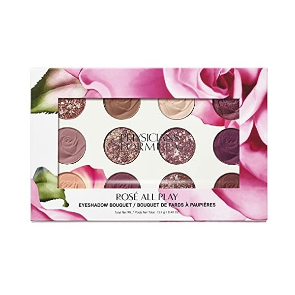 wet n wild Physicians Formula - Rosé All Play Eyeshadow Bouquet- Palette De Fards À Paupières Ultra Pigmentés Brillants, Mats